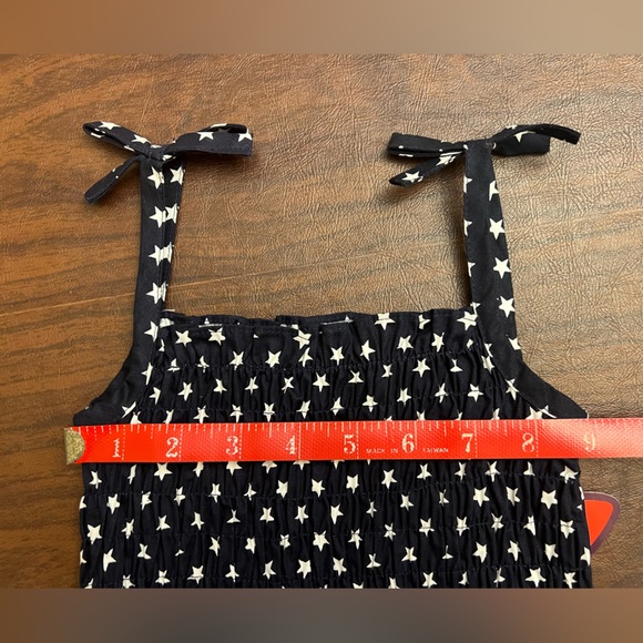 Red, White, Blue Toddler 3T/3 Skort Smocked Tank Top Patriotic Stars America Set - Picture 11 of 12